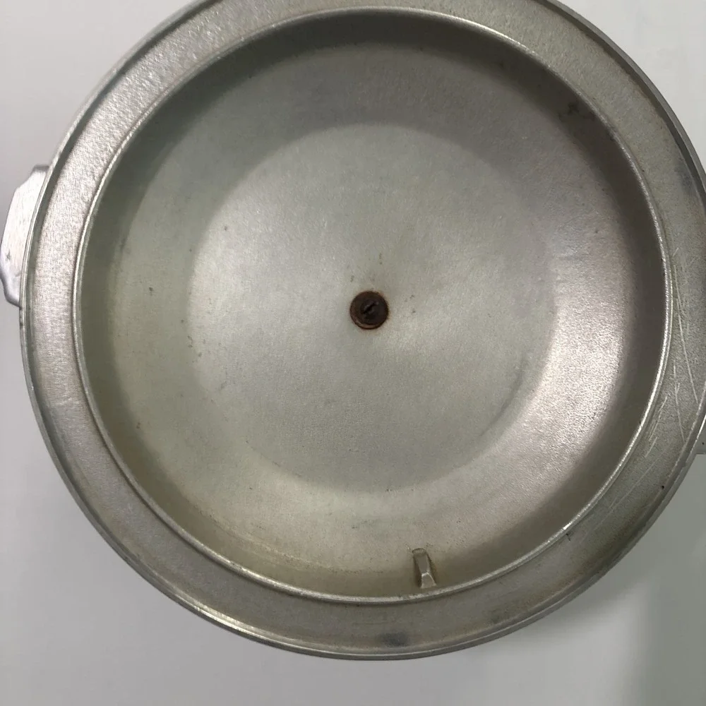 Vintage Miracle Maid Cookware G2 Cast Aluminum Sauce Pan with Lid Wooden Handle